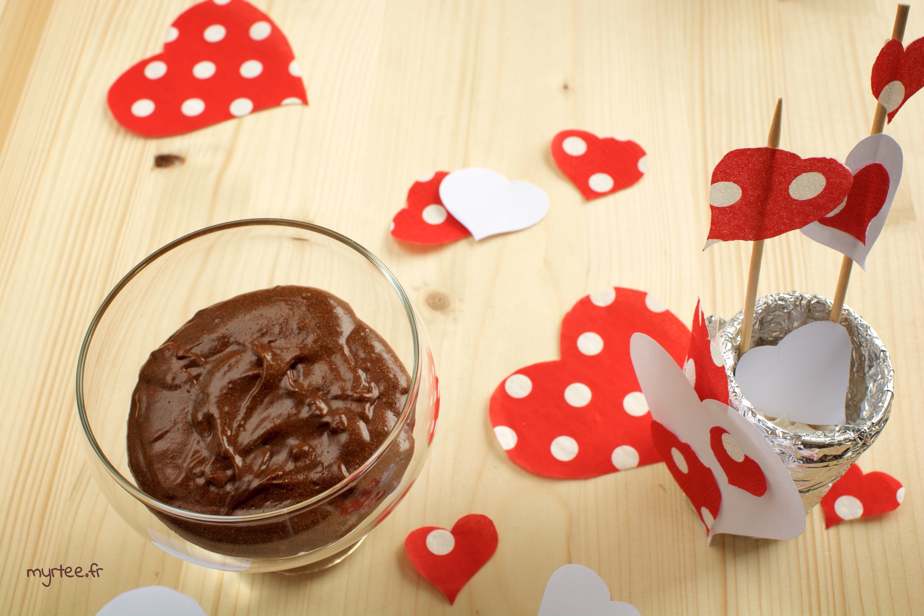 Une mousse au chocolat pour la St Valentin