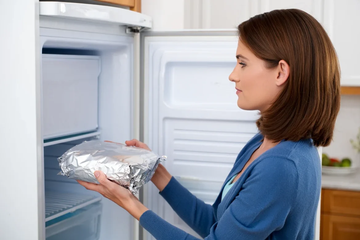 Vous congelez tous vos aliments dans du papier alu ? Voici pourquoi c’est une très mauvaise idée congélateur papier aluminium