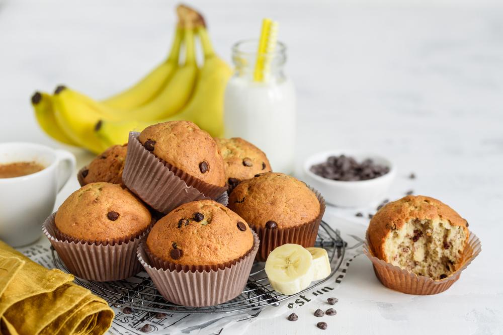 muffins banane chocolat