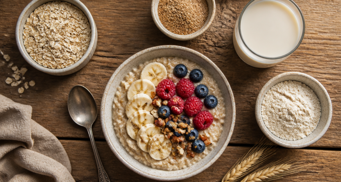 Bienfaits de l’avoine : 3 g de bêta-glucane par jour pour protéger votre cœur Bienfaits de l avoine bol porridge fruits