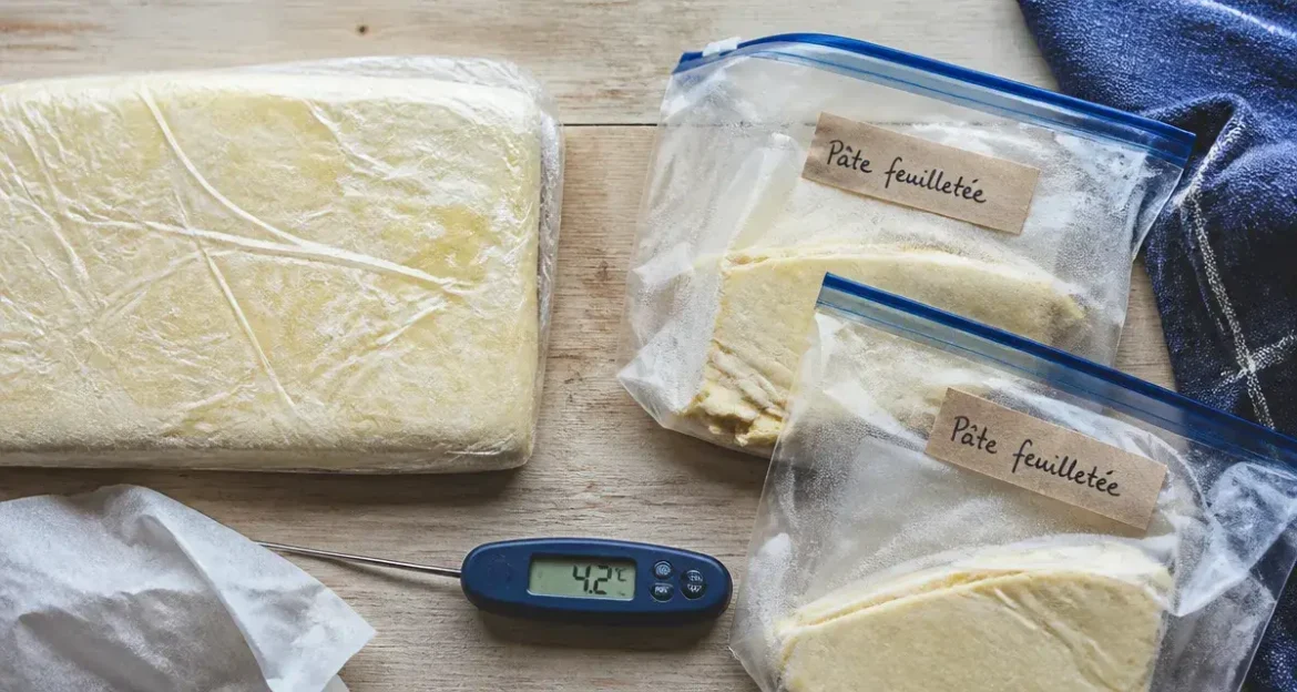 Congeler sa pâte feuilletée : 3 méthodes pour préserver le croustillant après décongélation Congeler pate feuilletée en film et sacs : garde le croustillant après décongélation