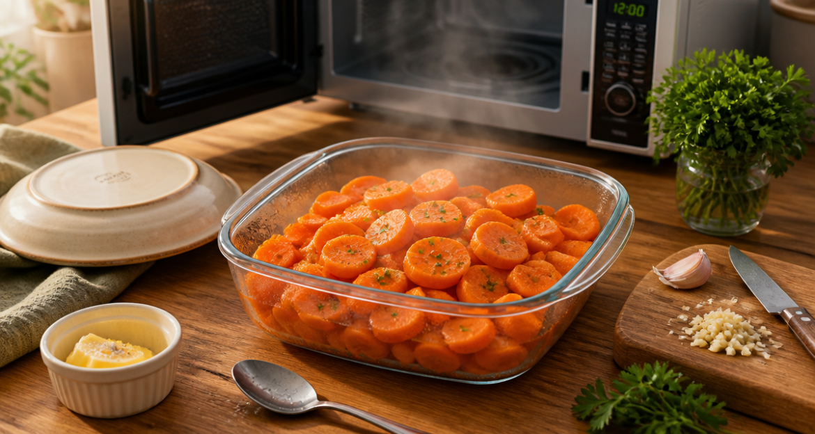 Cuire des carottes au micro onde rondelles vapeur