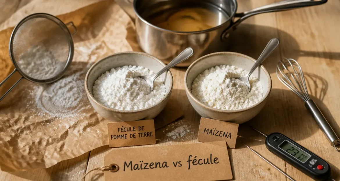 Fécule de pomme de terre ou Maïzena : 3 différences clés pour réussir vos textures Fécule de pommes de terre maizena : comparaison texture en cuisine
