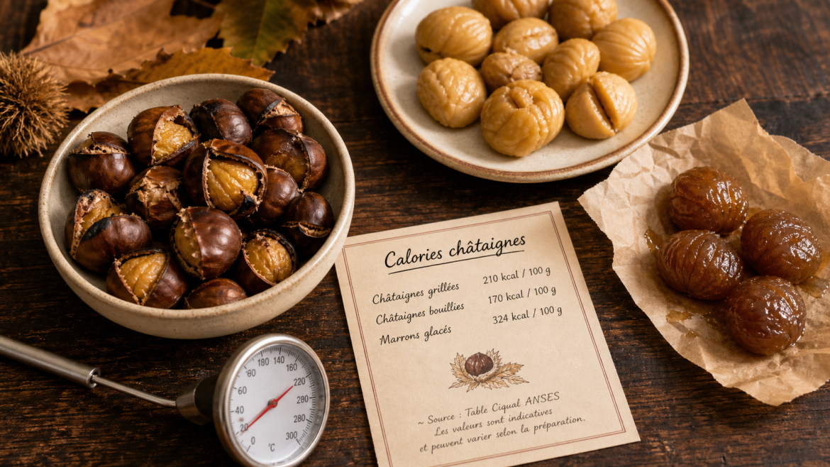 Les marrons font-ils grossir ? 180 calories : châtaignes et règles anti-stockage