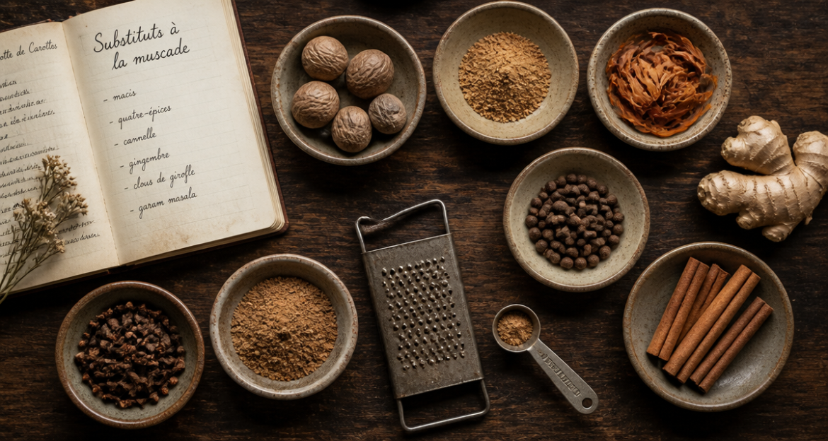 Par quoi remplacer la muscade : 5 alternatives pour sauver vos recettes Par quoi remplacer la muscade épices alternatives