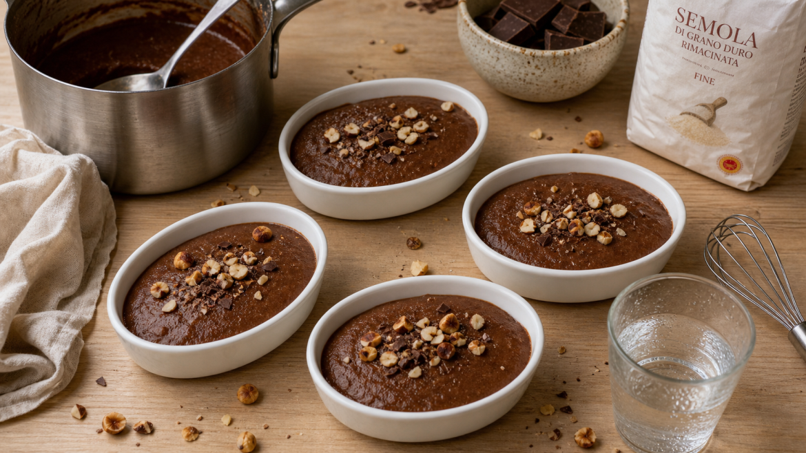 Semoule au chocolat maison : 3 astuces pour une texture onctueuse sans grumeaux Semoule au chocolat maison onctueuse sans grumeaux