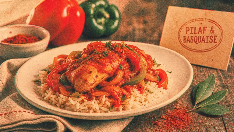 Accompagnement poulet basquaise : riz pilaf
