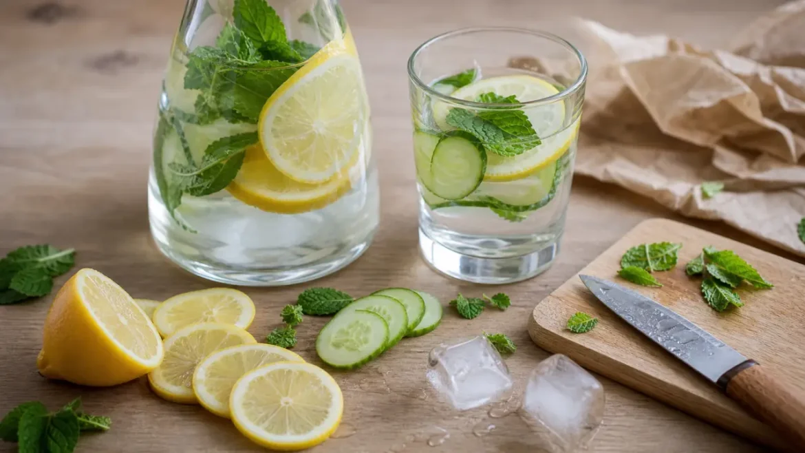 Aromatiser l’eau sans sucre : fruits, herbes et dosage juste pour vraiment la boire Aromatiser l eau : carafe eau citron menthe, sans sucre