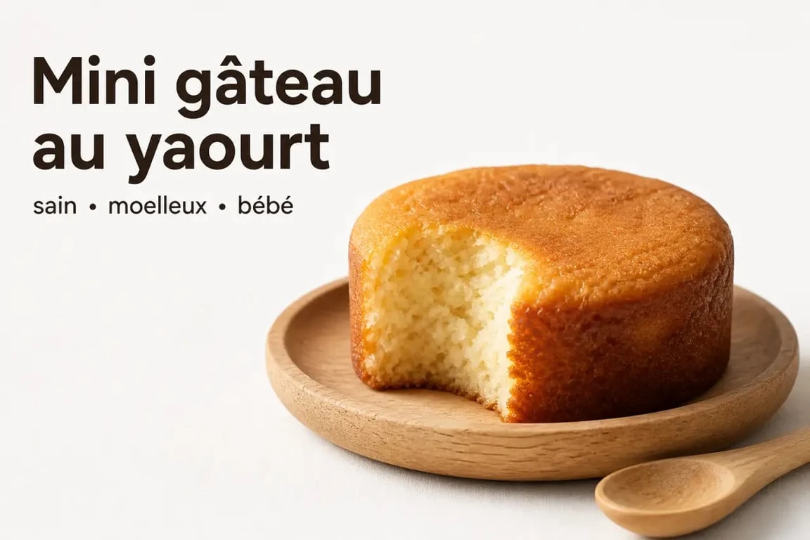 Recette de gâteau bébé sain et moelleux au yaourt