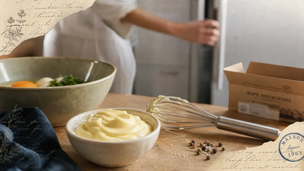 Mayonnaise maison enceinte : l’œuf cru à éviter, les versions sûres à choisir Mayonnaise maison enceinte : éviter l’œuf cru, choisir versions sûres