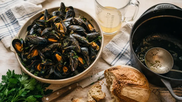 Quelle quantité de moules par personne : 700 à 800 g pour un plat principal