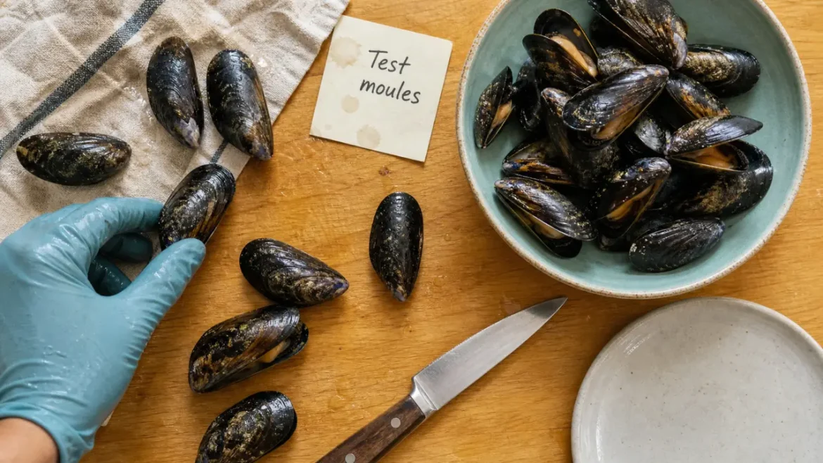 Moule ouvertes avant cuisson : vérifier avant de cuire