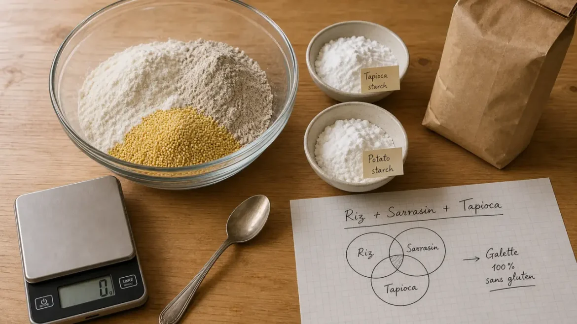 Pain sans gluten quelle farine : mélange farines sans gluten (riz, sarrasin, tapioca) pour pain