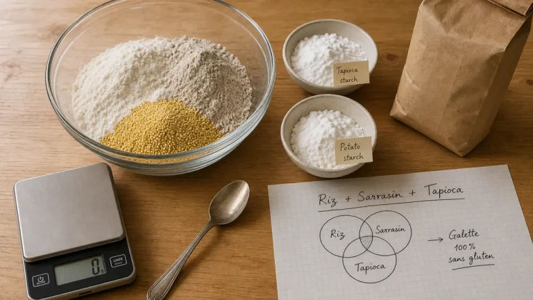 Pain sans gluten quelle farine : mélange farines sans gluten (riz, sarrasin, tapioca) pour pain