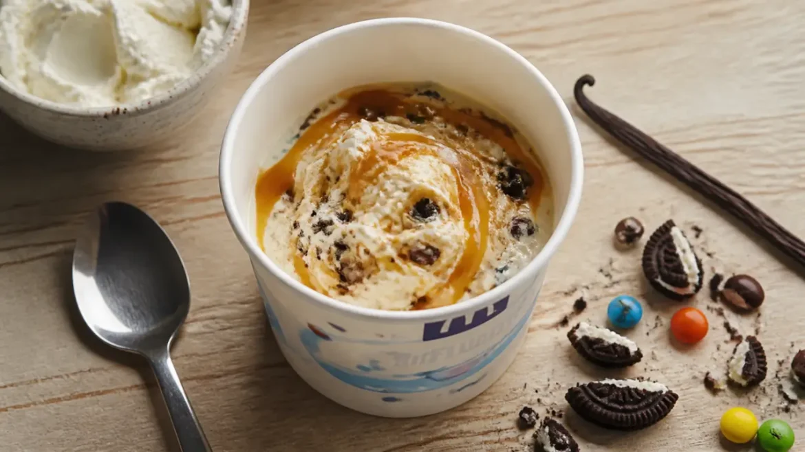 McFlurry maison sans sorbetière : la base crémeuse en 10 minutes Recette mc flurry maison sans sorbetière, base crémeuse vanille et caramel