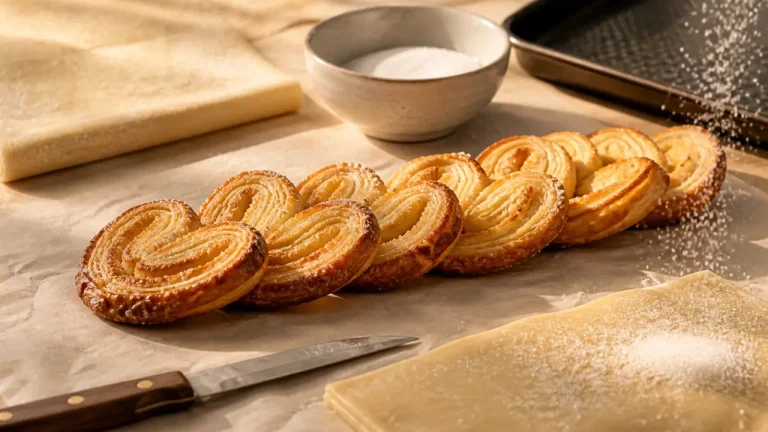 Recette palmier au sucre : feuilletage croustillant caramélisé