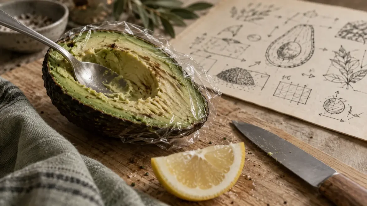 Avocat noirci : la couleur ne suffit pas pour décider de le manger Avocat noirci comestible : chair vert pâle avec zones brunes superficielles