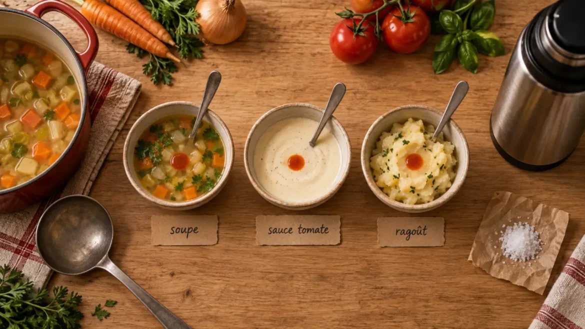 Un plat trop salé se rattrape, à condition d’adapter le geste à sa texture Comment rattraper un plat trop salé : bases non salées et ajout de liquide