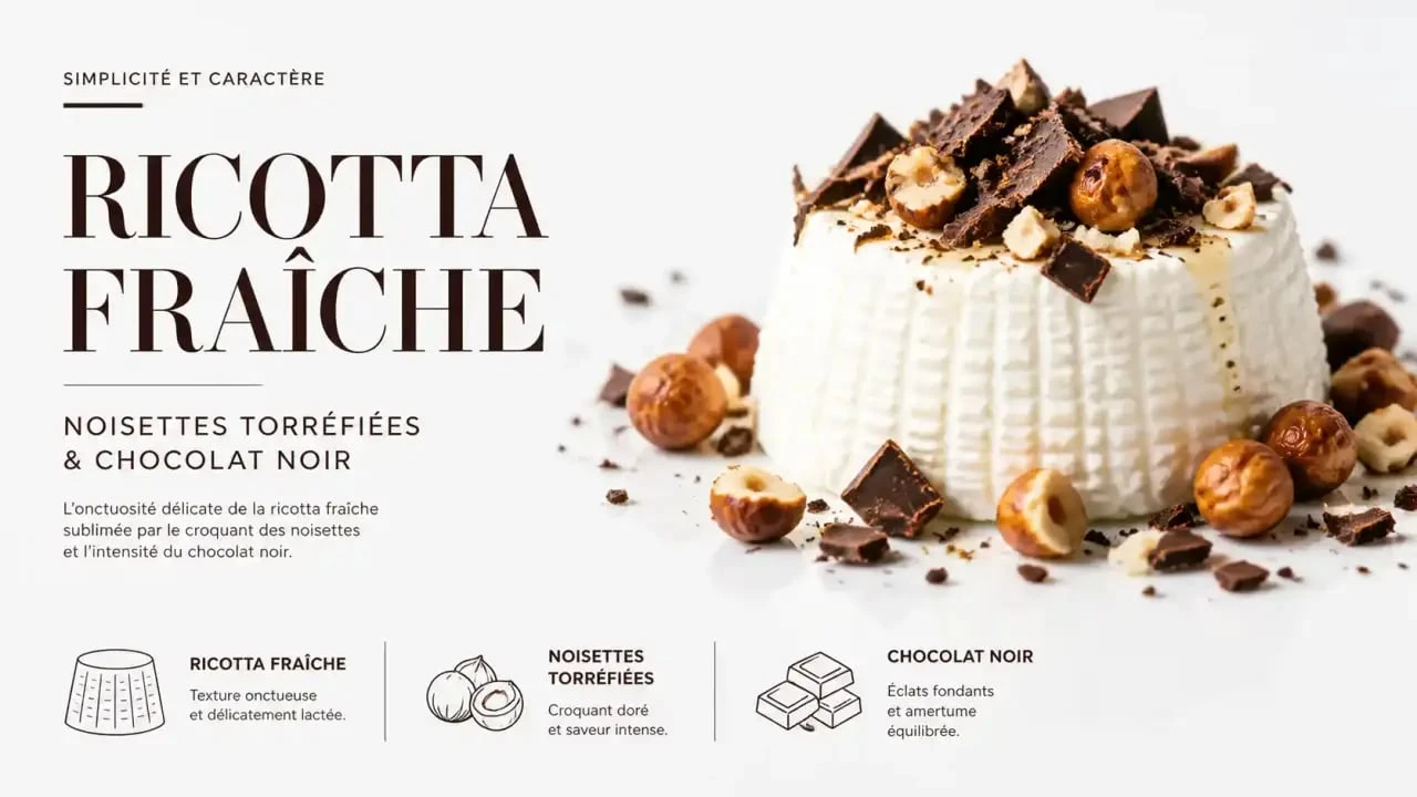 Associations gourmandes pour dessert à la ricotta