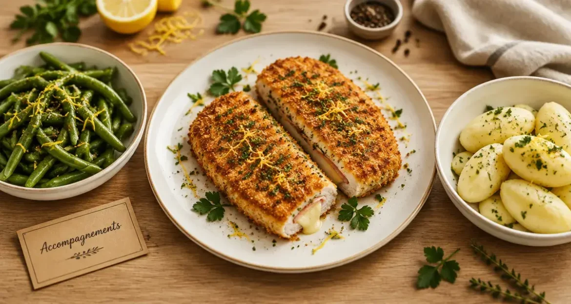 Avec quoi servir un cordon bleu ? Des idées légères, familiales et rassasiantes Accompagnements cordon bleu : haricots verts citron et pommes de terre vapeur