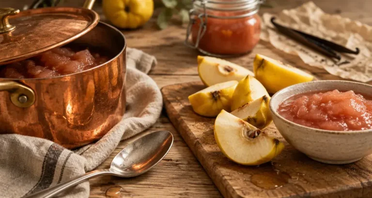 Coing recette facile et rapide : compote fondante aux coings